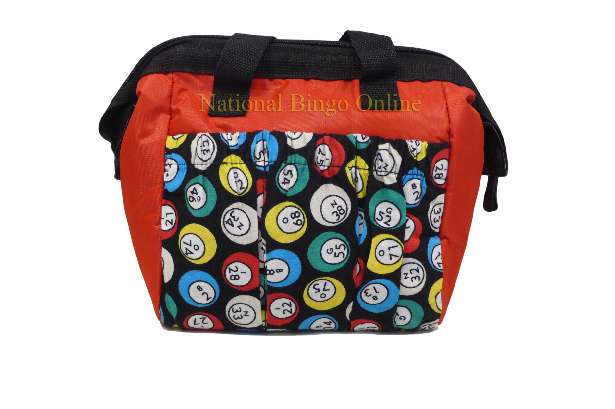Daubert Tote (Multicolor Bingo Ball) tote, tote bag, dauber bags, dauber pocket bags